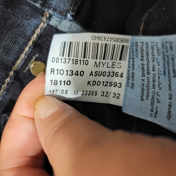 Mavi Myles Mid-Rise Straight Leg Blue Jeans - Sz 32/32 - Picture 8 of 9